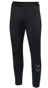 Pantalón de fútbol profesional Hummel auténtico talla grande nuevo con etiquetas en negro - Imagen 1 de 2