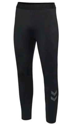 Pantalón de fútbol profesional Hummel auténtico talla grande nuevo con etiquetas en negro  Foto 1 de 2