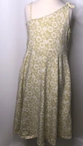 GYMBOREE girls Hawaiian print sundress size 10 Green White Floral - Picture 1 of 3