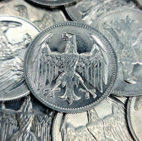 1922 *Beautiful* Uncirculated and Authentic 100 Year Old German 3 Mark Cover