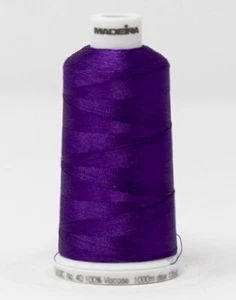 Madeira Classic Rayon 40, #1033 PURPLE PANSY 1000m Embroidery Thread - Imagen 1 de 1