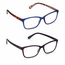 Read Optics Reading Eye Glasses Fashion Readers 2 Pack 2 Colours Lens +1 to +3.5
