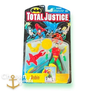 Total Justice League Robin ‘96 Vintage Kenner DC Batman Action Figure Toy Sealed - Picture 1 of 5