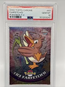 2000 - Pokemon - TCG - Series 2 Topps Chrome - Farfetch'd #83 - PSA 10 - Bild 1 von 1