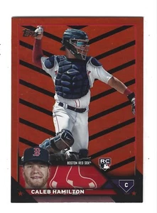 2023 Topps Update Halloween Foil #US160 Caleb Hamilton (RC) Boston Red Sox - Picture 1 of 2
