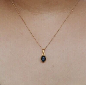 AAA Quality Lindy Star Pendant, Women's Bue Star Sapphire Pendant Lindy Star - Picture 1 of 4