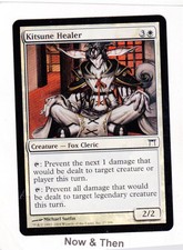 MTG: Champions of Kamigawa: Foil: Kitsune Healer