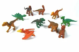 10x Dinosaurier Baby Kinder Tierfiguren Aufstellfiguren Miniblings Dinos T-Rex - Picture 1 of 7