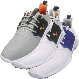 puma kor sneakers black orange