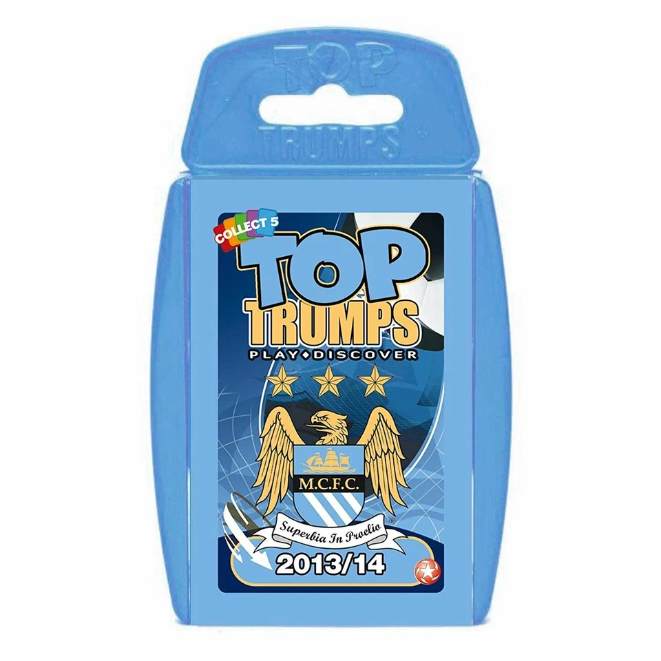 Manchester City Top Trumps 2013-2014 Season Card Game - Image 1 of 1