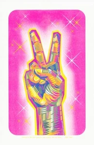 Shine Peace (3-Ink Color) - Original print artwork - Picture 1 of 1
