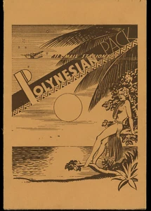 1950's Polynesian Pack Airmail Stationary - Picture 1 of 4