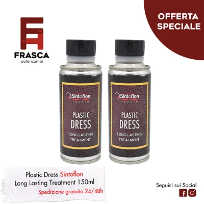 Plastic Dress Sintoflon 150 ml Trattamento Rinnova Plastiche Semi Permanente 2pz