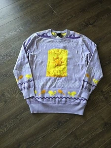 Box Lunch Adult's Disney Holiday Tangled Light-Up Sweater Purple Medium NWT - Picture 1 of 9