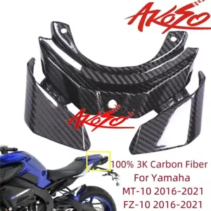 Real Carbon Fiber For Yamaha MT10 2016-2021 Tail Brake Light Cover Fairing FZ-10 - Picture 1 of 14