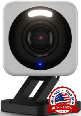 Cámara De Seguridad Inteligente Para El Hogar Con Wi-Fi De 2K HD, Gris NUEVO US - Image 1 of 4