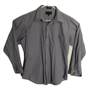 Giorgio Brutini  Men's Gray Lg 16-16 1/2 34/35 Long Sleeve Shirt - Picture 1 of 4