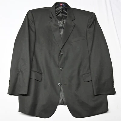 Blazer masculino Stafford 46R verde escuro super 100% lã casaco esportivo terno jaqueta - Imagem 1 de 4