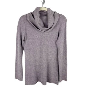 Magaschoni Cashmere Womens Cowl Neck Sweater Size XS Pullover Purple - Picture 1 of 4