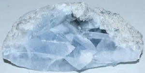 Natürlicher Madagaskar Celestit / Celestine Platte / 3,86" (98mm) 9,80oz (277gr) 3418 - Bild 1 von 10