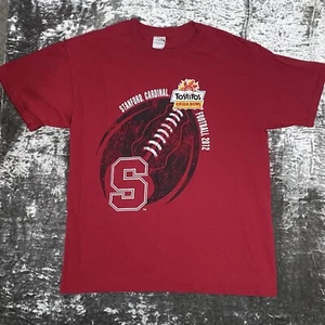 We are NP Neu Prag Fußball T-Shirt rot Größe Small USA College University - Bild 1 von 6