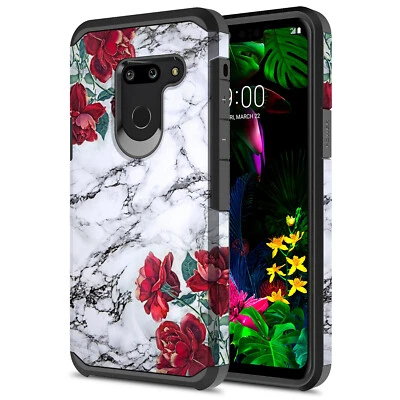For LG G8 ThinQ Hybrid Graphic Fashion Cute Colorful Silicone Case - Image 1 of 4