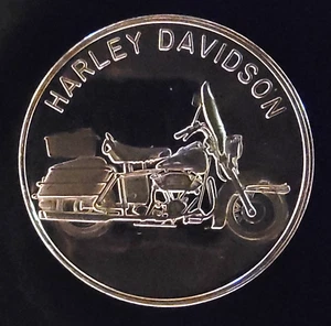 Harley Davidson Motorcycle Challenge Future Rare - 999 Silber 1 Oz Unze Kunstmünze - Bild 1 von 2