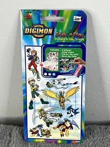 Digimon Digital Monsters Stick N Play Pack Neu in Verpackung Aufkleber 2000 - Bild 1 von 9