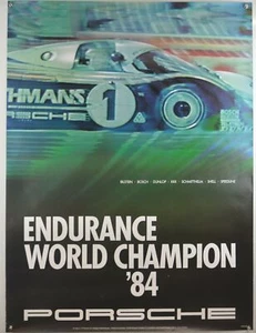 Plakat Poster Porsche Endurance World Champion 1984 101 x 76cm - Bild 1 von 6