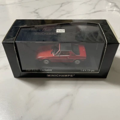 Minichamps 1/43 Fiat X 1/9 1972-78 Red Metallic - Image 1 of 4