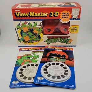 Vintage 1990 Tyco TMNT Teenage Mutant Ninja Turtles View-Master 3-D SEALED - Picture 1 of 9