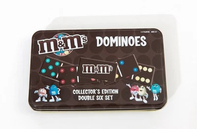 M&M's DOMINOES COLLECTOR'S EDITION Game Double Six Set w/ Tin 2005 - Image 1 of 4