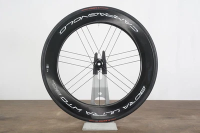 FRONT Campagnolo Bora Ultra WTO 80 Carbon Tubeless Clincher Disc Brake Wheel - Image 1 of 4
