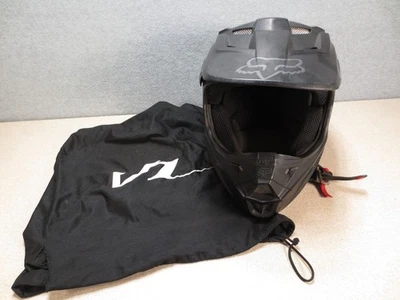 Casco de motocross Fox Racing E9 negro gris XL 7 5/8 - 7 3/4 051990/P con bolsa Foto 1 de 4