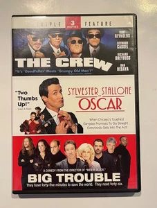 The Crew/Oscar/Big Trouble (DVD, 2012, 2-Disc Set) Drefuss, Reynolds, Stallone - Picture 1 of 4