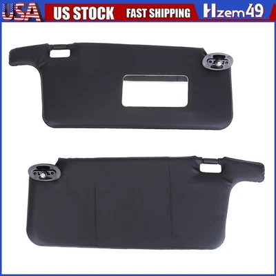 FOR HONDA CIVIC 1996 1997-2001 INTERIOR SUNVISOR PAIR LHD BLACK TYT307020005B Foto 1 de 4