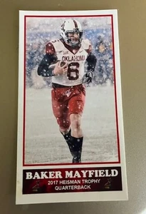 Baker Mayfield Oklahoma Gameday Style Custom Made Football Art Card Heisman - Picture 1 of 2