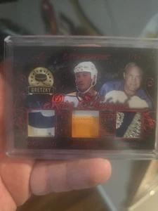 Leaf Ultimate Rare Materials Patch Jersey Wayne Gretzky Lemieux Hull 1/3 - Picture 1 of 1