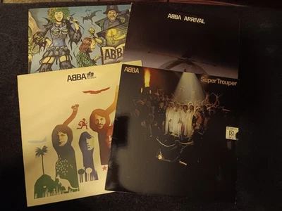 4 X ABBA  - LP's - SWEDEN POLAR Original Pressings - Image 1 of 4