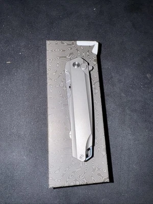 Cuchillo Plegable Kraken Farn Titanio - Cuchillo 2.95" 14C28N edc Foto 1 de 3