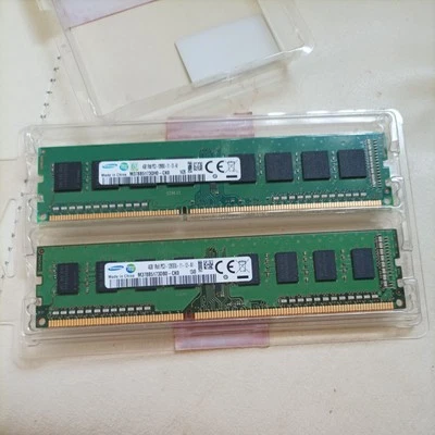 2 x 4GB (8GB Kit) Samsung M378B5273CH0-CK0 PC3-12800U 1600MHz Computer Memory - Image 1 of 2