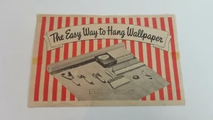 Hang Wallpaper Brochure Easy Way Craftway USA Vintage Pamphlet How To - Picture 1 of 11