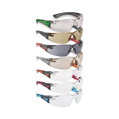 BOLLÉ SAFETY Gafas de seguridad Bolle RUSH+ gama varios colores templos y lentes disponibles