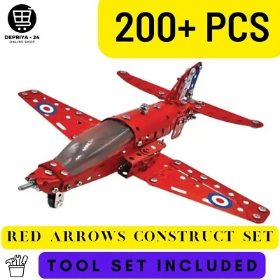 2023 New Red Arrows Metal Construction Set Kids High-Quality Stainless Steel Toy - Image 1 of 4