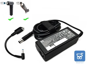 Caricabatterie Originale HP 65W 19,5 Ago + Adattatore Spinotto Blu ProBook Elite - Imagen 1 de 8
