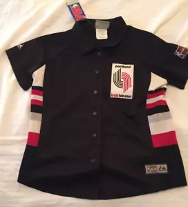 VINTAGE Hardwood Classics Throwback Portland Trailblazers Jersey/Shirt Youth L - Picture 1 of 8