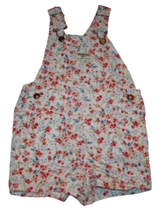 Oshkosh Toddler Girls Size 24 Months Ditsy Floral Short Overalls - Picture 1 of 5