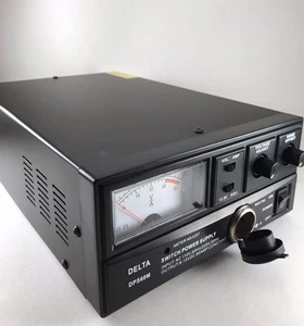 60 Amp 12v DELTA DPS60M AC/DC Power Supply w/ Volt Meter For Ham CB VHF Radio - Picture 1 of 8