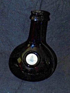 COLONIAL WILLIAMSBURG LIMED JW SHELTON BLOWN GLASS SHIP DECANTER BOTTLE Godspeed - Picture 1 of 5