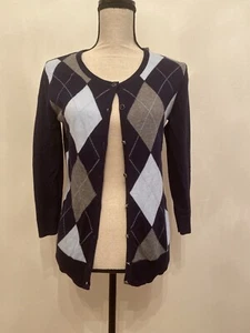 Neu mit Etikett New York And Company Strickjacke Pullover Small mehrfarbig blau grau - Bild 1 von 8